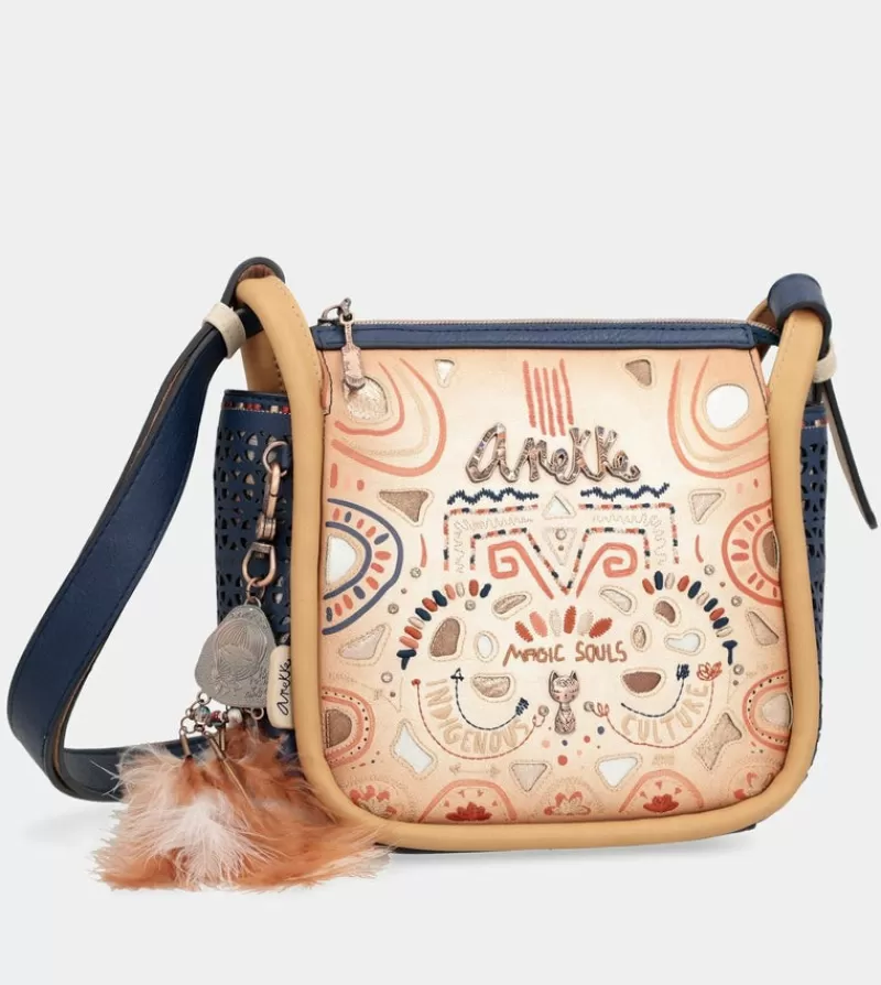 Anekke Bandoleras | Bandolera Estampado Azul Marino Tribe