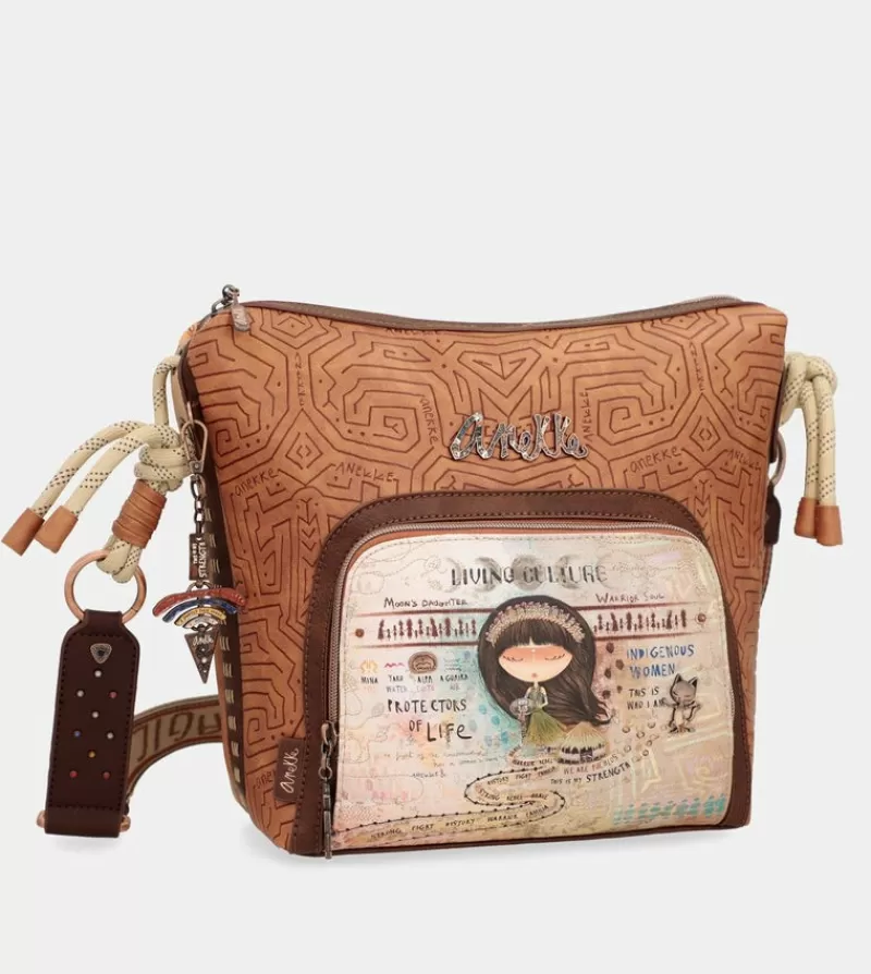Anekke Bandoleras | Bandolera Grande Con Bolsillo Frontal Menire