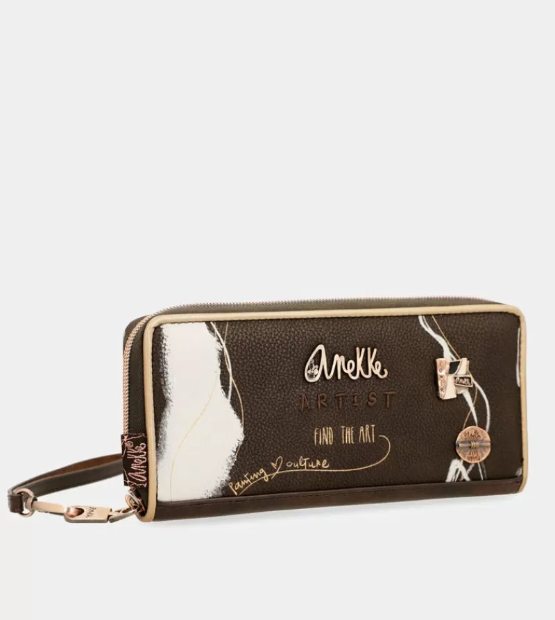 Anekke Carteras Y Monederos | Billetero Grande Marron Rfid Nature Shodo