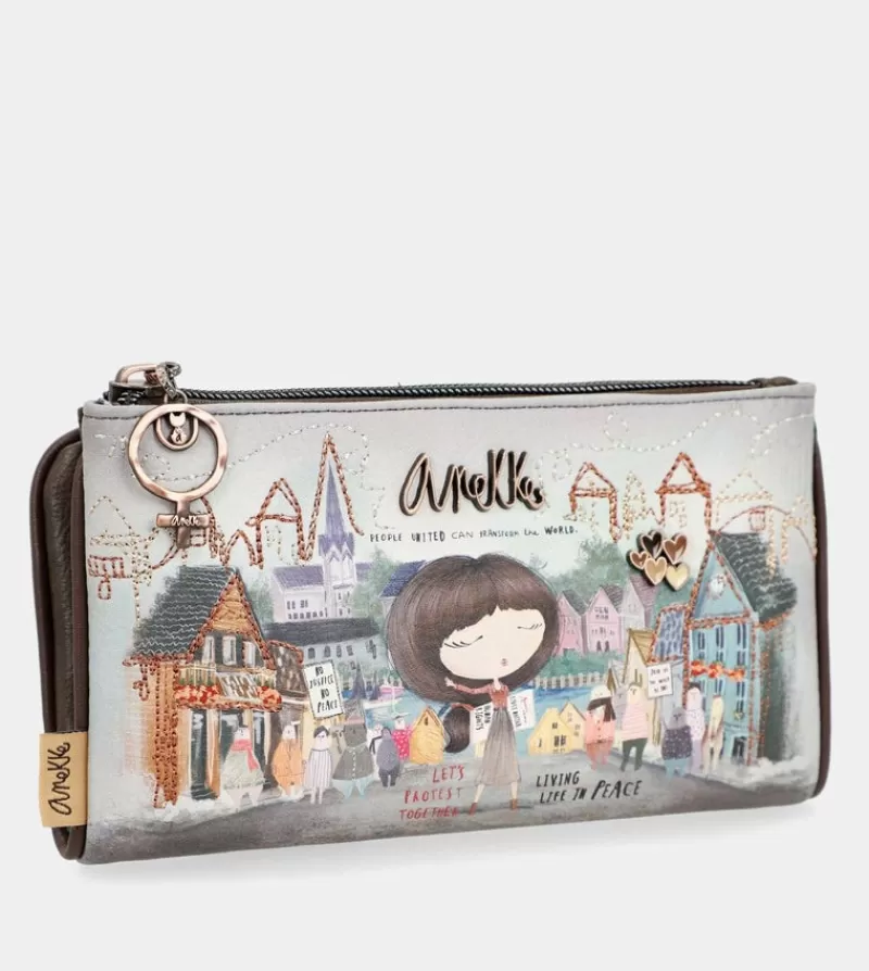 Anekke Carteras Y Monederos | Billetero Grande Material Flexible Voice