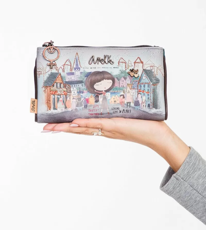 Anekke Carteras Y Monederos | Billetero Grande Material Flexible Voice