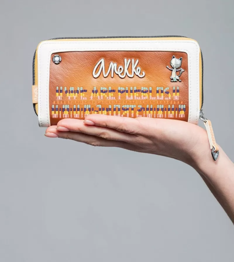 Anekke Carteras Y Monederos | Billetero Marron Rfid Magic Souls