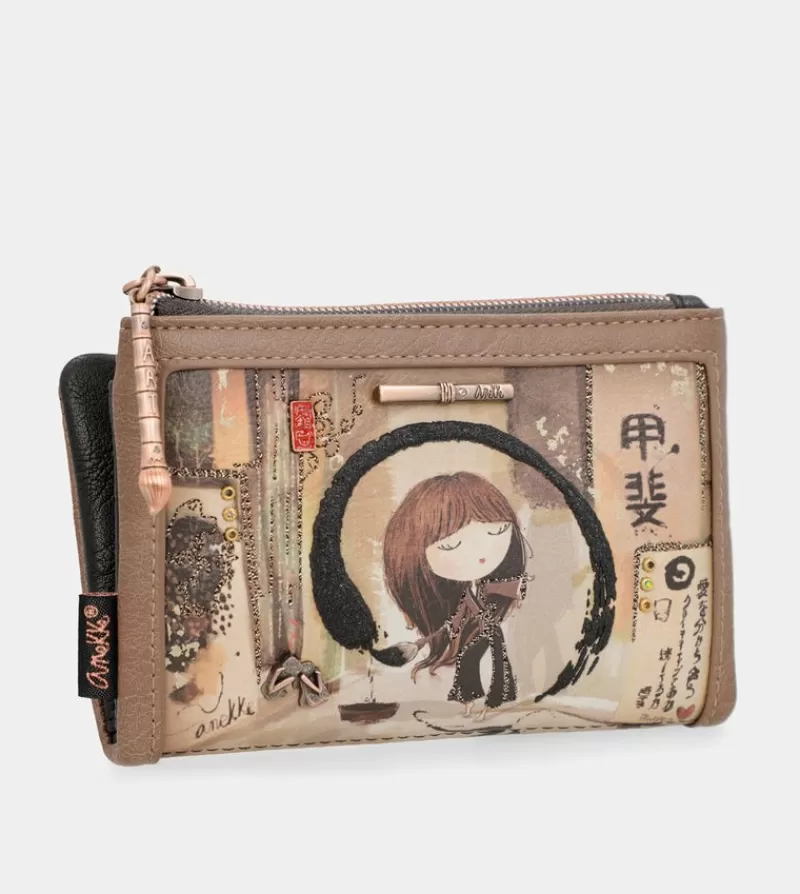 Anekke Carteras Y Monederos | Billetero Mediano Flexible Rfid Shoen