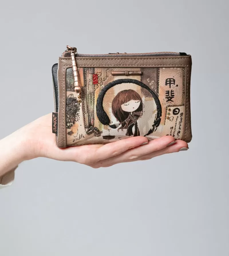 Anekke Carteras Y Monederos | Billetero Mediano Flexible Rfid Shoen