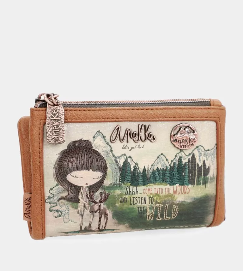Anekke Carteras Y Monederos | Billetero Mediano Flexible The Forest