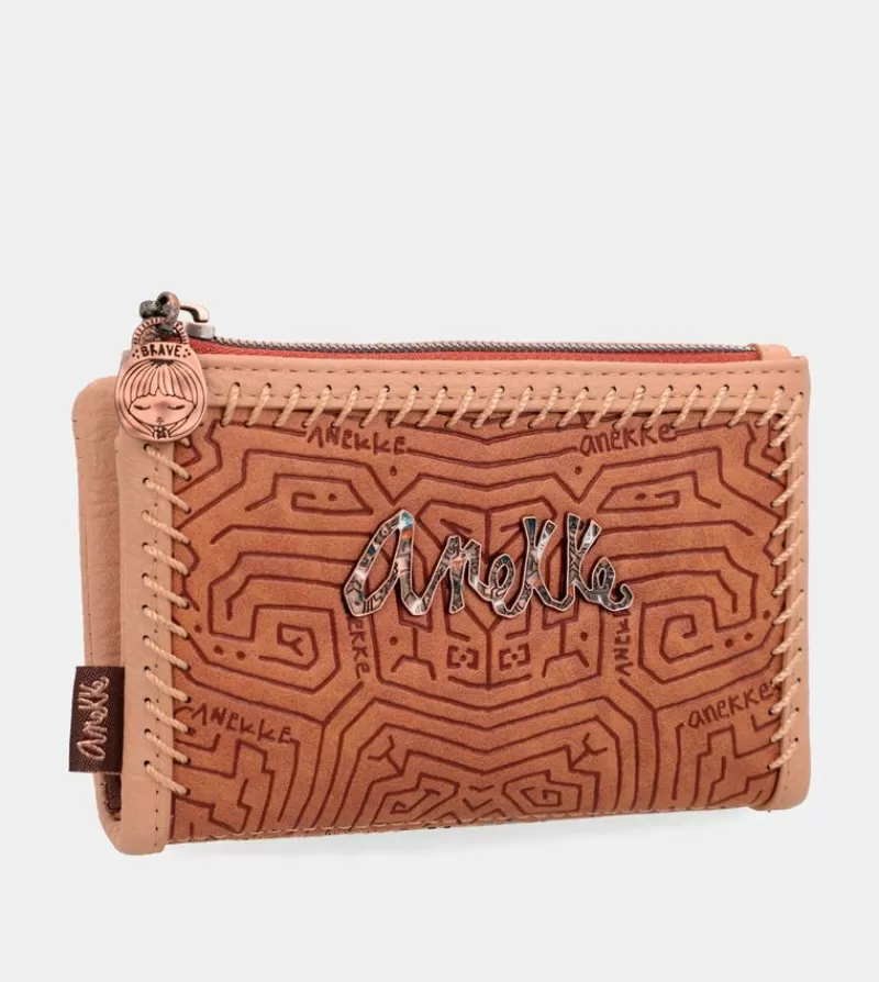 Anekke Carteras Y Monederos | Billetero Mediano Marron Rfid Tribe