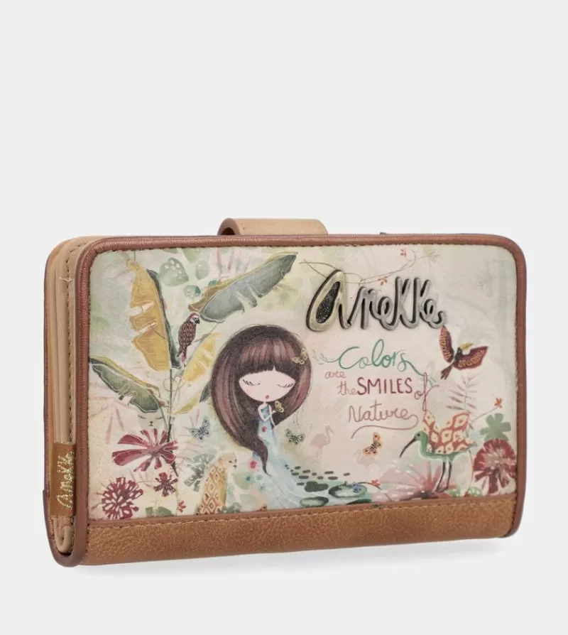 Anekke Carteras Y Monederos | Billetero Mediano Rfid Amazonia