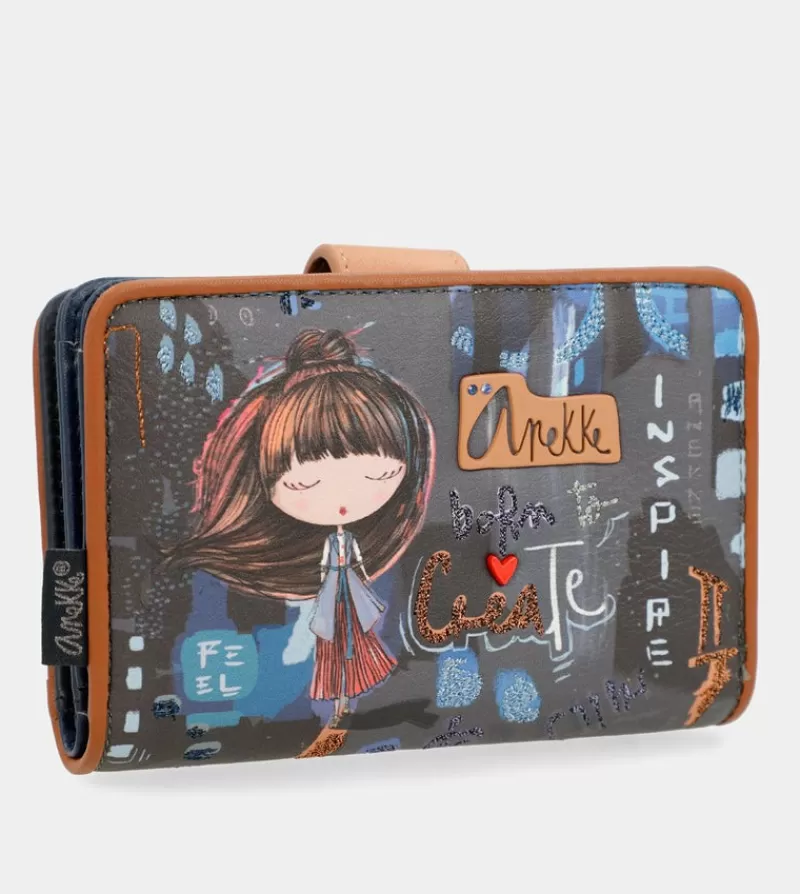 Anekke Carteras Y Monederos | Billetero Mediano Rfid Contemporary