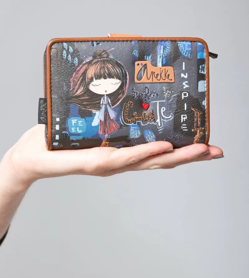 Anekke Carteras Y Monederos | Billetero Mediano Rfid Contemporary
