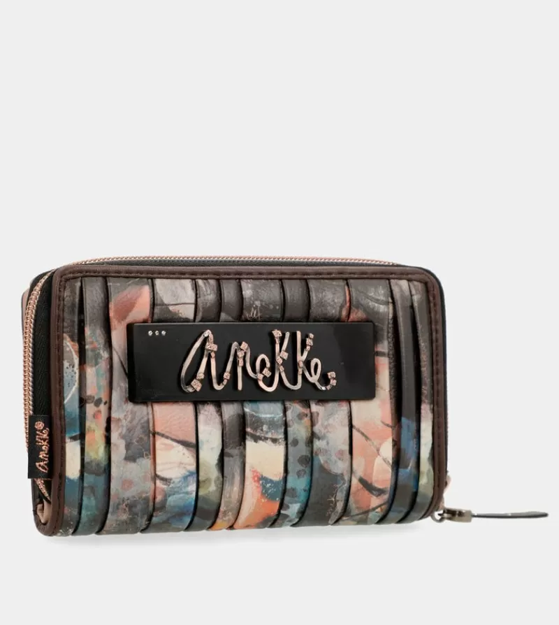 Anekke Carteras Y Monederos | Billetero Mediano Rfid Shoen Palette