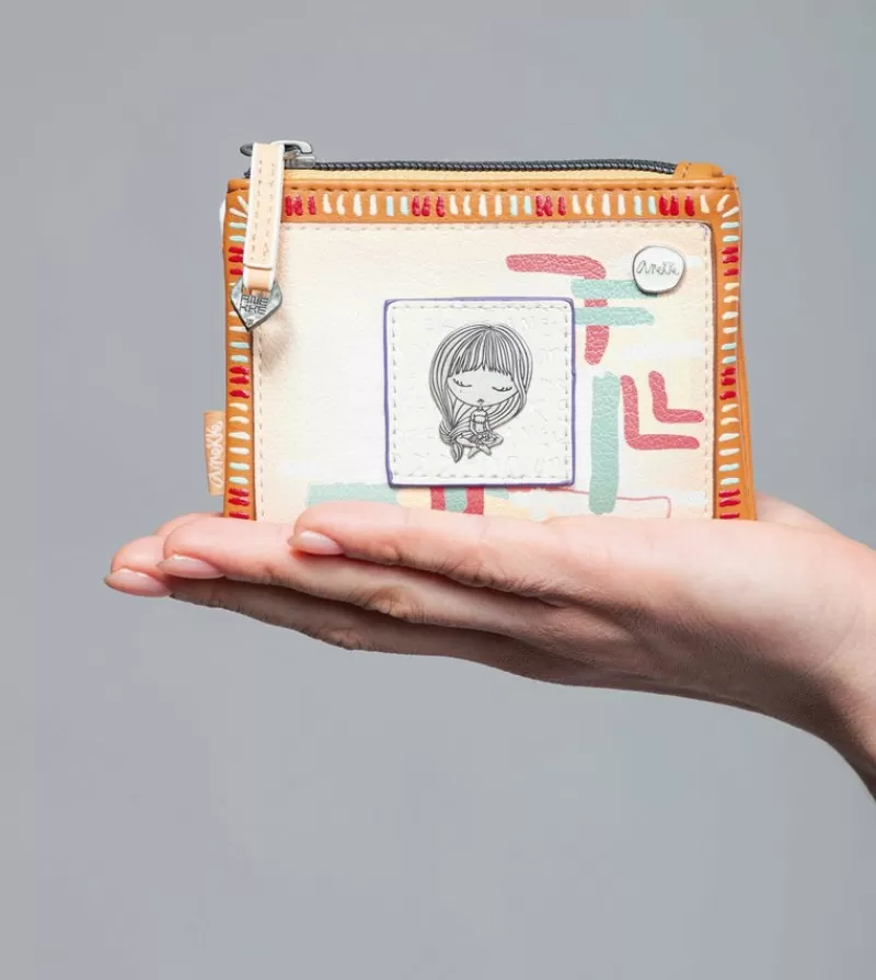 Anekke Carteras Y Monederos | Billetero Pequeno Flexible Rfid Magic Souls