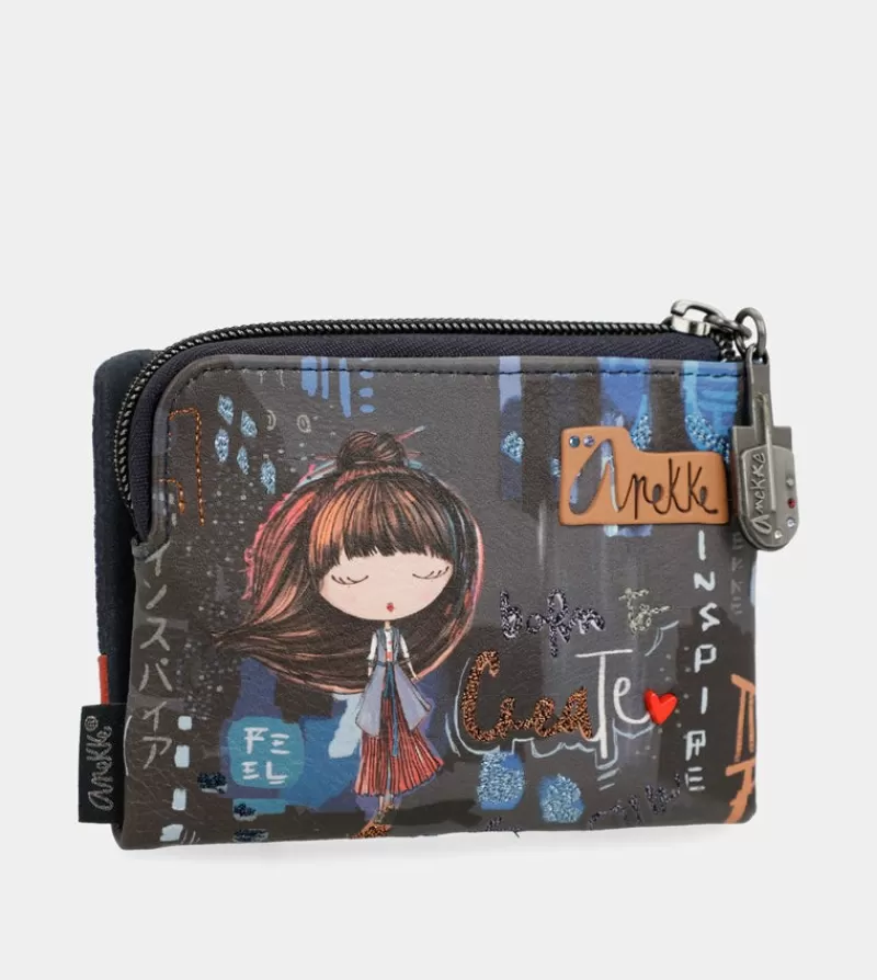 Anekke Carteras Y Monederos | Billetero Pequeno Rfid Flexible Contemporary