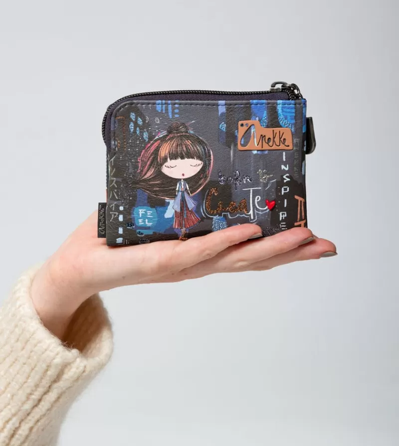 Anekke Carteras Y Monederos | Billetero Pequeno Rfid Flexible Contemporary
