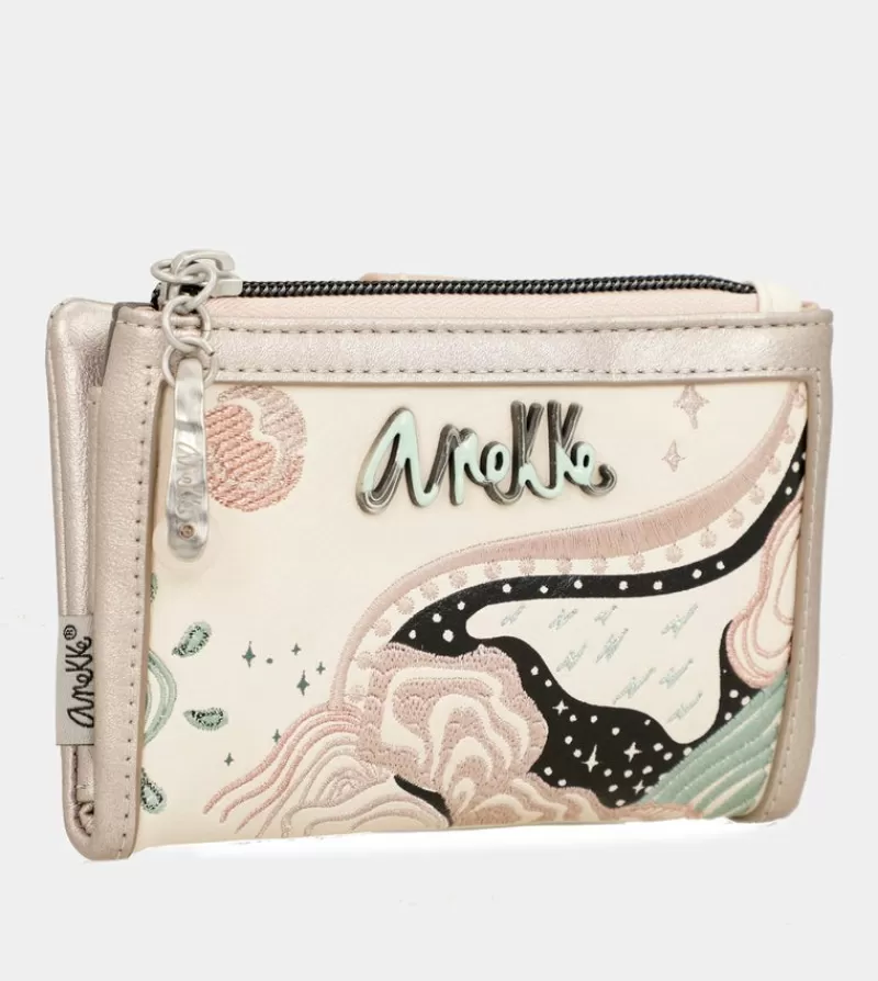 Anekke Carteras Y Monederos | Billetero Rfid Flexible Psicodelic