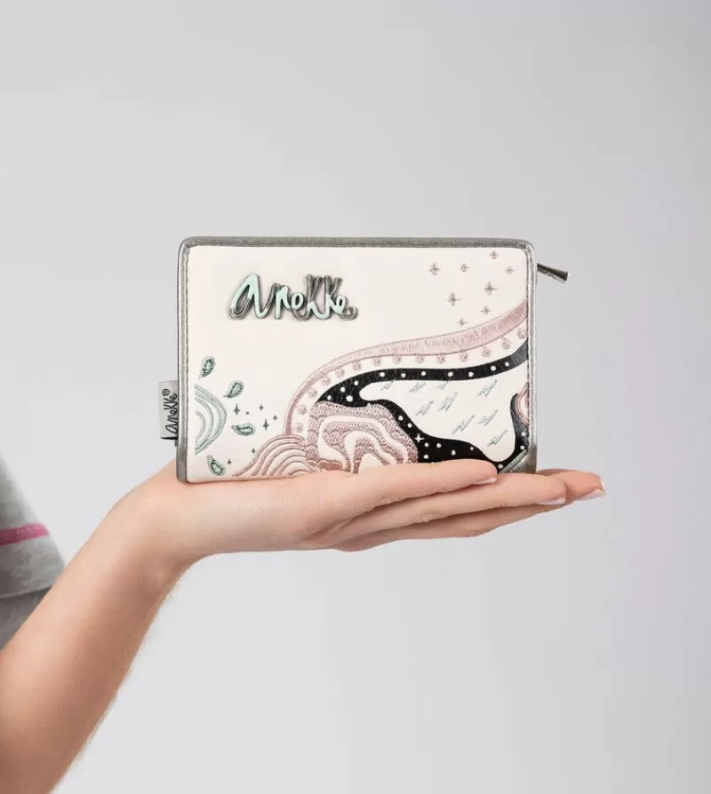 Anekke Carteras Y Monederos | Billetero Rfid Mediano Psicodelic