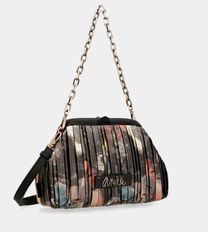 Anekke Bolsos De Hombro | Bolso Bombonera Plisado Shoen Palette