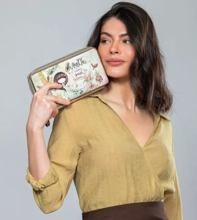 Anekke Carteras Y Monederos | Cartera Para Pasaporte Rfid Amazonia