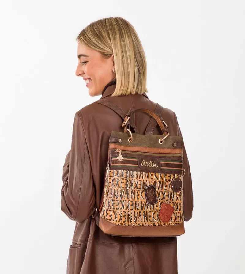 Anekke Mochilas Y Sacos | Mochila Logo Con Bolsillo Frontal Urban