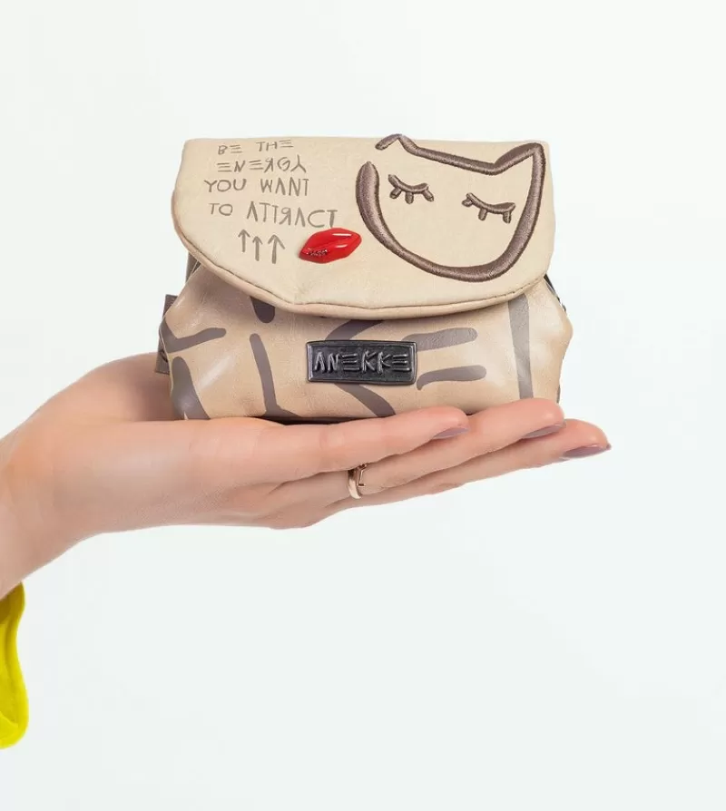 Anekke Carteras Y Monederos | Monedero Beige Con Solapa Energy