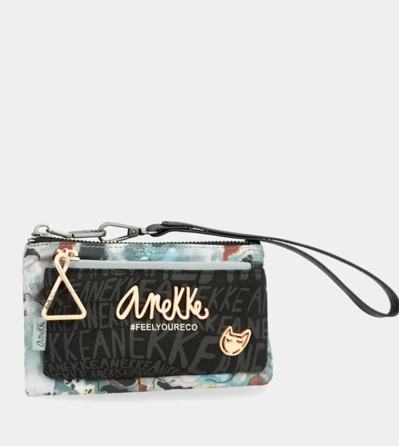 Anekke Carteras Y Monederos | Monedero Billetero Con Asa De Mano Nature Woods
