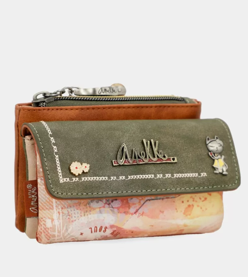 Anekke Carteras Y Monederos | Monedero Con Solapa Flowers
