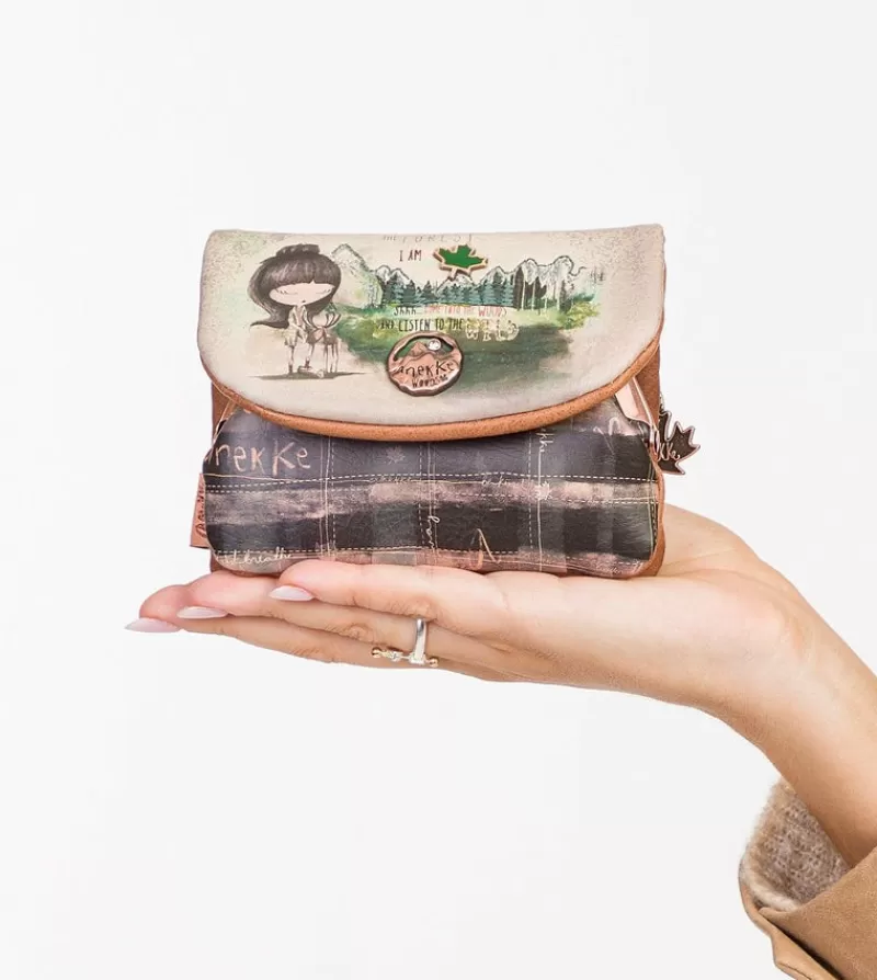 Anekke Carteras Y Monederos | Monedero De Solapa The Forest